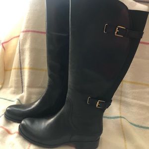 Naturalizer Jamison Wide Calf Black Boots